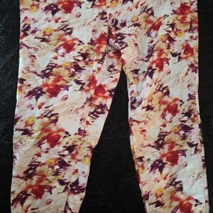 Terra & Sky Multicolor Abstract Leggings